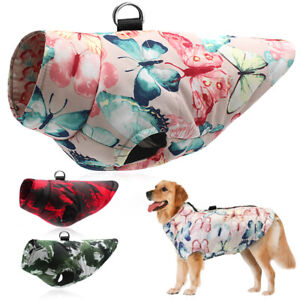 Winter Dog Coat Waterproof Pet Clothes Jacket Adjustable for Large Dogs S-6XL