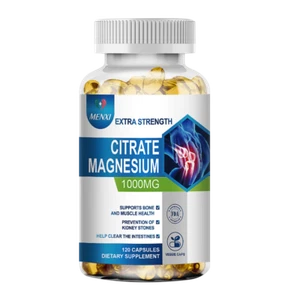 Magnesium Complex 1000mg, 120 Capsules - Gluten Free and Non-GMO Highest Potency - Picture 1 of 8
