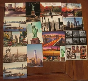 Lot of 16 New York City Postcards – Landmarks, Skyline New - Picture 1 of 7