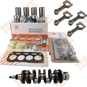 Overhaul Rebuild Kit + crankshaft + Connecting Rods For Perkins 404C 404D Engine - Picture 1 of 2