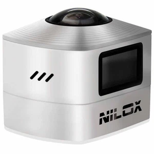 NILOX EVO360 VIDEOCAMERA 360° ACTION CAM FOTOCAMERA POV LIVE FULL HD 30FPS 8MP - Foto 1 di 6
