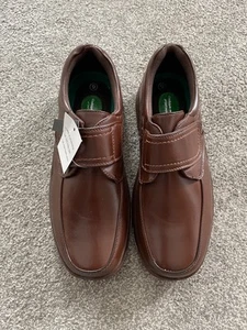 Mens Cushion Walk Brown Loafers Ultra Lightweight Slip On Casual Walking Size 9 - Picture 1 of 9