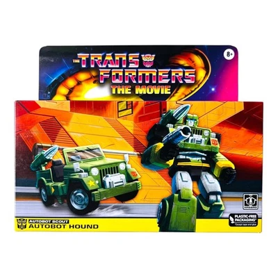 Transformers Movie Hound Scout G1 Cartoon Deco Figure NEW SEALED Exclusive - Image 1 of 4