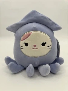 Squishmallow Karina Cat 8” in Stacy Squid Costume Plush Kellytoy NEW - Picture 1 of 9