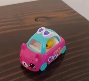 Shopkins McDonald's Happy Meal Cat Car Pink Aqua White Kids Play Girl Boy - Picture 1 of 10