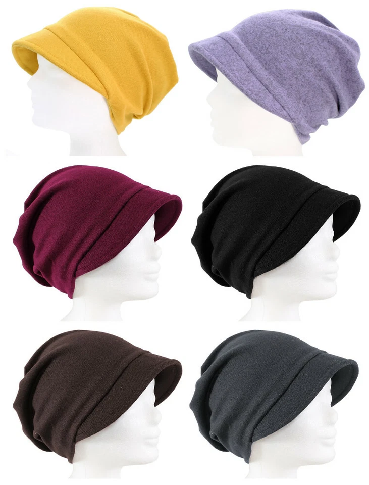 Schirmmütze Damen Beanie Mütze mit weichem Schirm Kappe - Bild 1 von 1