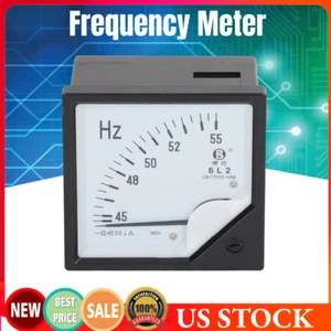 Pointer Type Frequency Meter High Accuracy Square Panel Frequency Detector - Picture 1 of 14