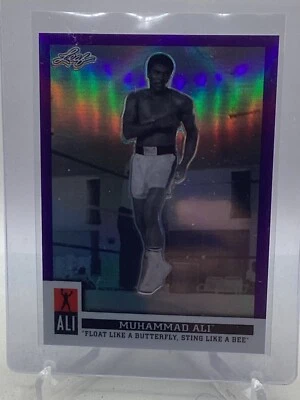 2016 Leaf Muhammad Ali Immortal Collection Purple #8 Muhammad Ali /25 - Image 1 of 2