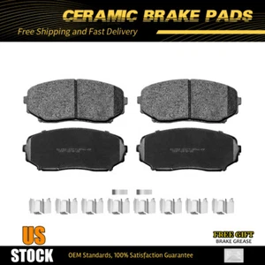 Pastillas de freno delanteras de cerámica con herrajes para Ford Edge Lincoln MKX CX-7 CX-9 CX-5 - Imagen 1 de 7