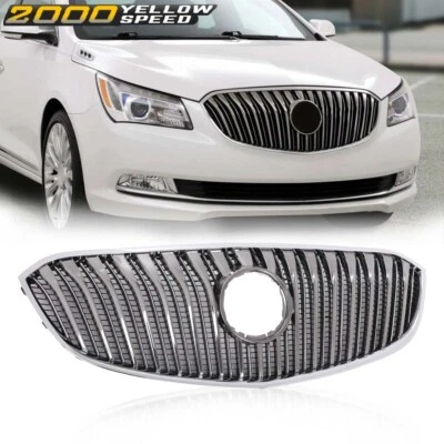Fit For Buick Lacrosse 2014-2016 Front Bumper Grille Upper Grille Chrome - Image 1 of 4