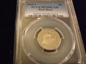 2004-S 5C Keel Boat PCGS PR 70 DCAM - Picture 1 of 2