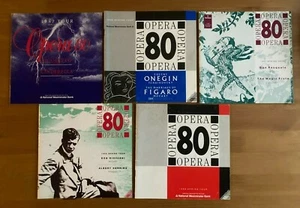 OPERA 80 - JOB LOT OF 5 PROGRAMMES - Picture 1 of 1