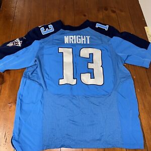 Tennessee Titans On Field Wright #13 Nike Embroidered NFL Jersey Size 52