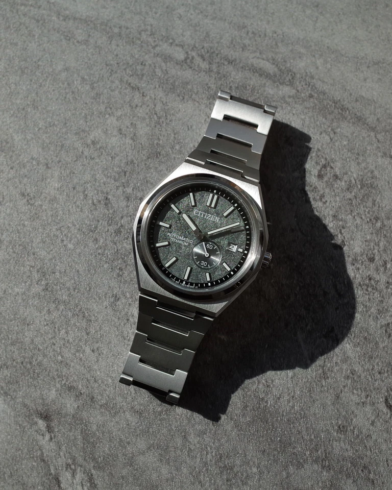 Citizen NJ0180-80H Automatic Grey Dial Sapphire Titanium Stainless Steel Watch