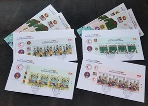 Malaysia School Uniformed 2024 Scout Girl Guide Red Crescent Cross (title FDC) - Picture 1 of 7