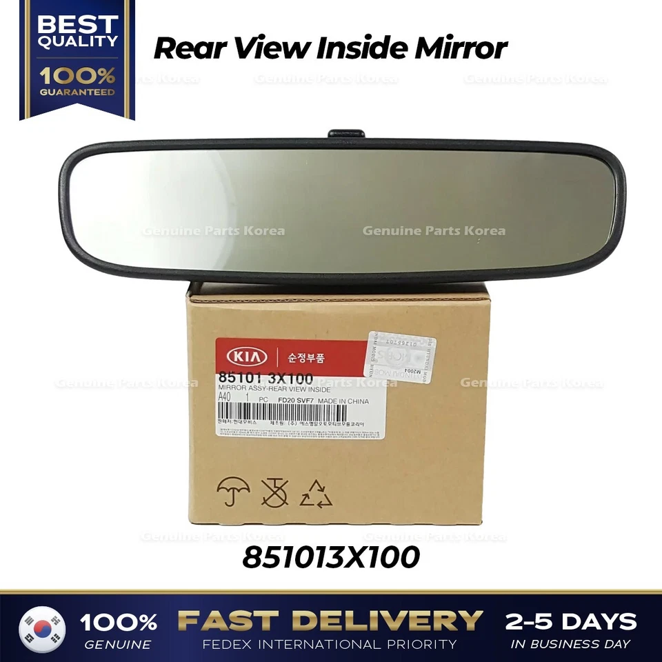 2019-2022 HYUNDAI VENUE INTERIOR REAR VIEW MIRROR OEM 851013X100
