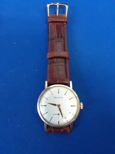 Bulova Vintage Men's Watch Mechanical Winding up M9. 17 Jewels 11BL - Picture 1 of 9