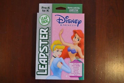 NEW LEAP FROG LEAPSTER DISNEY PRINCESS WORLDS OF ENCHANTMENT GAME PreK TO K - Image 1 of 4