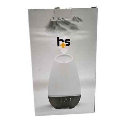 NEW HealthSmart + Cool Mist Diffuser & Essential Oil Aromatherapy White 500mL - Image 1 of 4