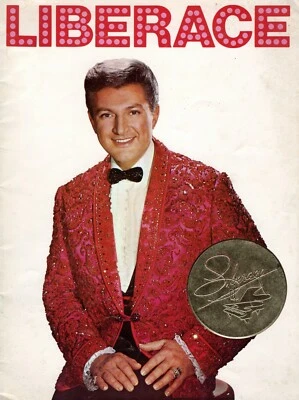 LIBERACE 1968 MR SHOWMANSHIP TOUR PROGRAMA DE CONCIERTOS FOLLETO Foto 1 de 4