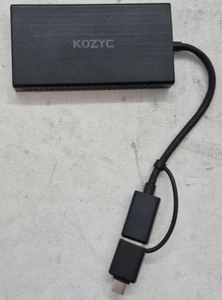 KOZYC USB 3.0 A/C to HDMI Splitter Duel Monitors Display - Afbeelding 1 van 6