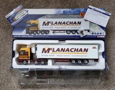 Corgi Hauliers Of Renown CC15212  1:50 Scale MAN TGX Fridge McLanachan Transport - Image 1 of 4