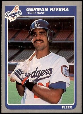 German Rivera #382 1985 Fleer - Image 1 of 2