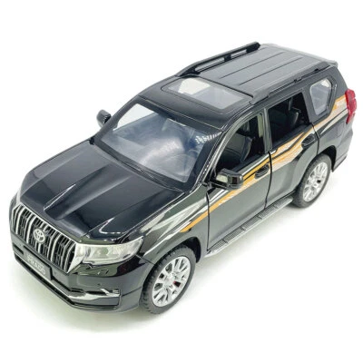 1:24 Toyota Land Cruiser Prado Model Car Diecast Toy Cars Toys for Boys Black - Image 1 of 4