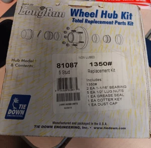 NEW LONGRUN WHEEL HUB KIT 81087 1350 FREE SHIPPING - Picture 1 of 1