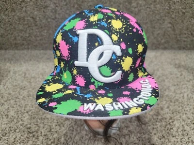 Gorra de béisbol bordada pequeña para adultos Washington DC gorra City Hunter salpicaduras de pintura Foto 1 de 4