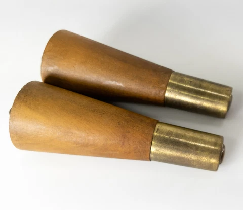 Vintage Mid-Century Moderny Pair of Furniture Legs or Feet Cover