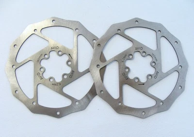 ~ New NOS Pair 2 x SRAM AVID Disc Brake Rotors 160mm 6 bolt - VGC ~ - Image 1 of 4