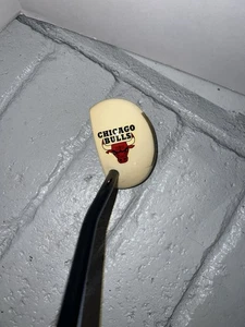 Chicago Bulls Mallet Putter 34" Shaft Golf Mascot Logo Brass - Picture 1 of 3