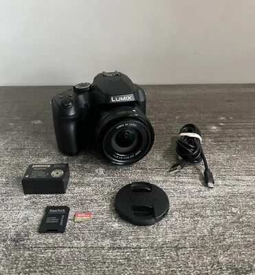 Cámara puente digital Panasonic LUMIX DMC-FZ80 16,1 MP Wi-Fi 4K paquete de zoom 60x Foto 1 de 4