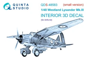Quinta Studio QD+48583, Westl. Lysander Mk.III, calcomanía impresa en 3D (AIRFIX), 1:48 - Imagen 1 de 7