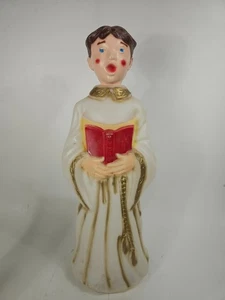 Vintage Empire Blasform Chor Junge beleuchtet Weihnachten singender Caroler 30" hoch - Bild 1 von 4