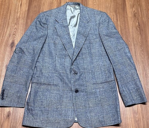 Christian Dior tuta uomo Monsieur tweed cappotto sportivo 100% seta 42 L vintage anni 90