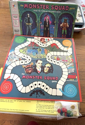 Vintage 1977 Milton Bradley MONSTER SQUAD Board Game  Great for Halloween - Image 1 of 3