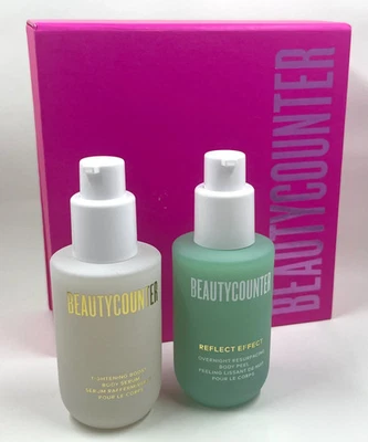 Beautycounter Contador Efecto Reflectante Rejuvenecimiento Durante la Noche Exfoliación Corporal y Suero Nuevo en Caja Foto 1 de 4