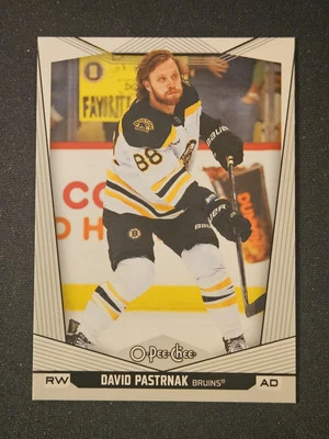 24-25 O-Pee-Chee David Pastrnak Helmetless Photo Variant 🚨🚨🚨 Boston Bruins  - Image 1 of 3