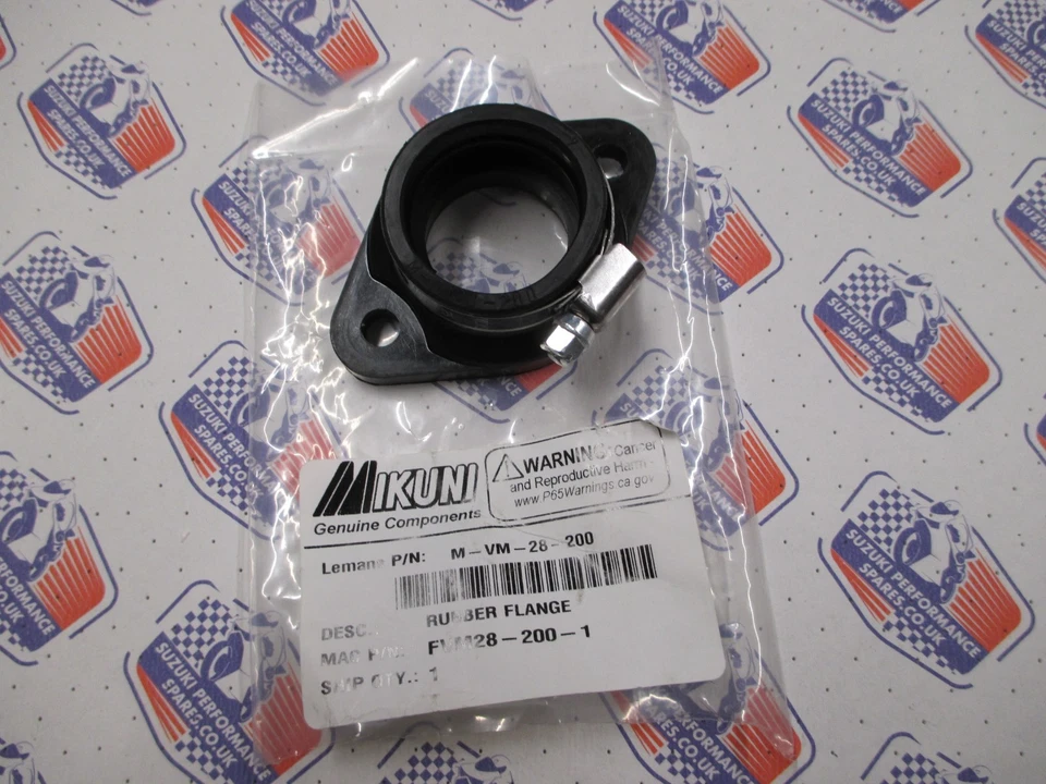 Goma de entrada de carburador Suzuki GS1000 E S, repuesto original Mikuni para 13110-49001 Foto 1 de 1