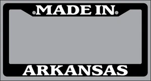 Black License Plate Frame Made in Arkansas Auto Accessory 1062 - Picture 1 of 1
