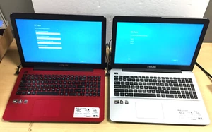 Lot of 2*Bad Battery*Asus X555D 15.6 Laptop/AMD A10-8700P/4GB/8GB/500GB/1TB HDD - Picture 1 of 14