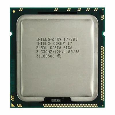 Intel Core i7-980 3.33GHz LGA1366 SLBYU 12M Cach 6-Core TDP130W Processor - Image 1 of 4