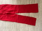 jeans Landsend. size 14/16 mid rise straight corderoy Colour cherry