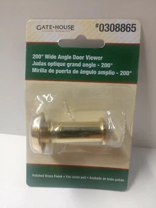 Visor de puerta gran angular Gatehouse 200 grados acabado latón pulido #0308865 - Imagen 1 de 4