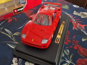DIECAST 1.24 BURAGO MODEL FERRARI F40 (1987) - Picture 1 of 20