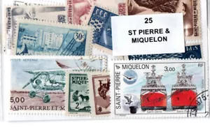 Lot timbres de St Pierre et Miquelon - Picture 1 of 1