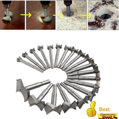 21 TLG Forstnerbohrer Set 15-65 mm im Holzkasten Forstnerbohrer Satz Holzbohrer - Bild 1 von 4