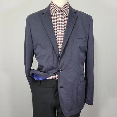 Abrigo Blazer Deportivo Para Hombre Ben Sherman Dos Botones No Estructurado Gris Carbón 44R Foto 1 de 4